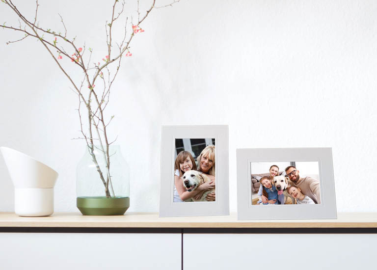 Modern Ivory Ecoframe Photo Frames